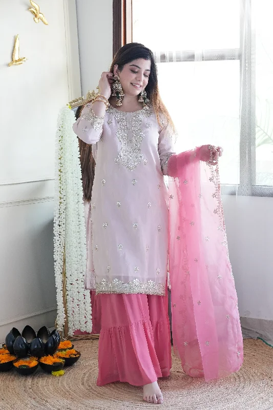 Men Blazers for Golfing in Breathable and Functional Fabrics​ Nusrat Golden Sharara Suitt Set