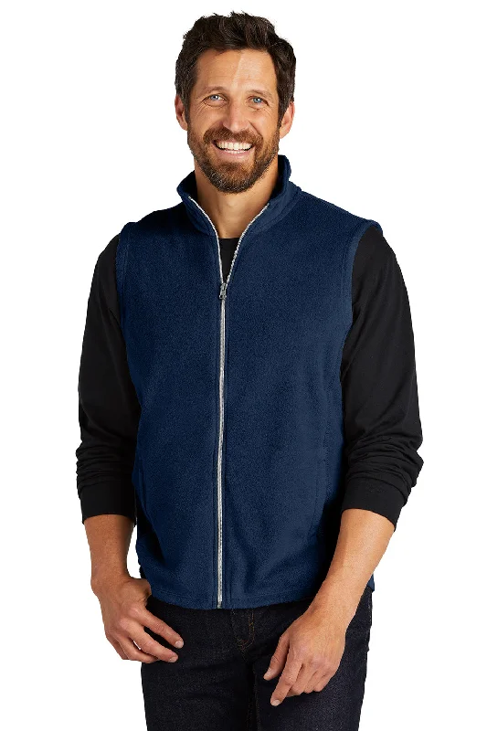Athletic Fit Men's Mesh - Backed Vest in White for Sports and Fitness Port Authority Mens Pill Resistant Microfleece Full Zip Vest - True Navy Blue Athletic Fit Men's Mesh - Backed Vest in White for Sports and Fitness Port Authority Mens Pill Resistant Microfleece Full Zip Vest - True Navy Blue