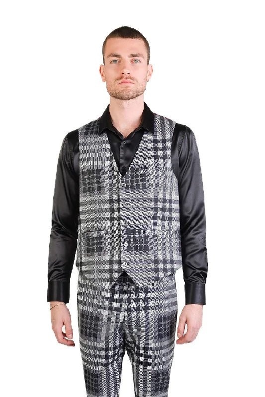 Men's Sleeveless Puffer Vest in Red for a Bold and Stylish Statement Grip Spot Vest