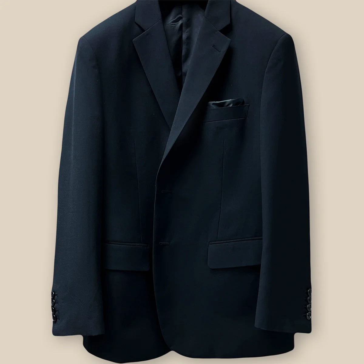 Peak - Lapel Men Blazers for a Sophisticated Touch​ Westwood Hart Plain Black Suit