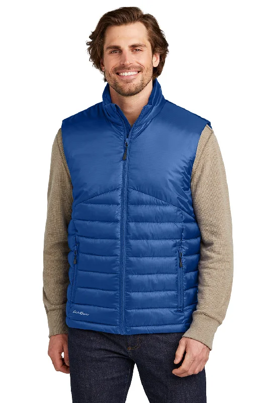 Men's Jersey Vest in Neon Yellow for a High - Visibility Sports Look Eddie Bauer Mens Water Resistant Quilted Full Zip Vest - Cobalt Blue