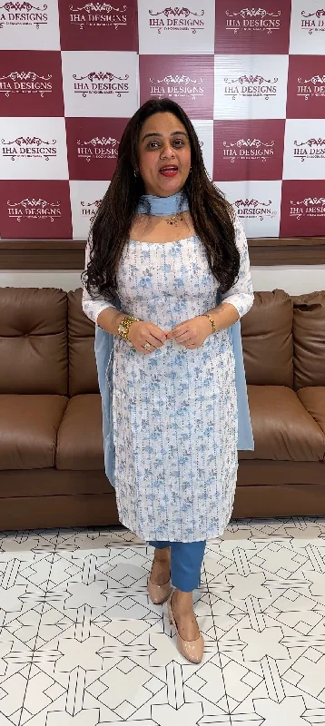 Men Blazers for Art Gallery Openings in Art - Inspired and Unique Styles​ PRINTED LINEN UNSTITCHED SALWAR SUITS - IHA 20814