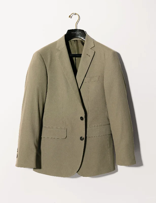 Men Blazers for Cocktail Parties in Satin - like and Shiny Fabrics​ BKT50 Tailored Jacket in Cotton Twill - Sonoran Desert