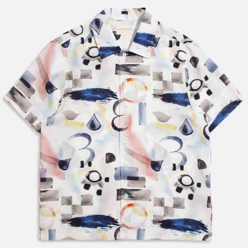 Men Blazers for Business Trips in Travel - friendly and Wrinkle - Free Fabrics​ Doodles Busey Shirt