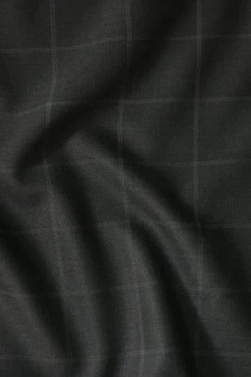 Dark Grey Window Pane 3-Piece Suit