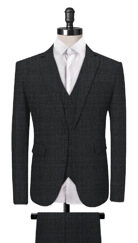 Men Blazers for Charity Events in Stylish and Comfortable Styles​ Dark Grey 3-Piece Suit