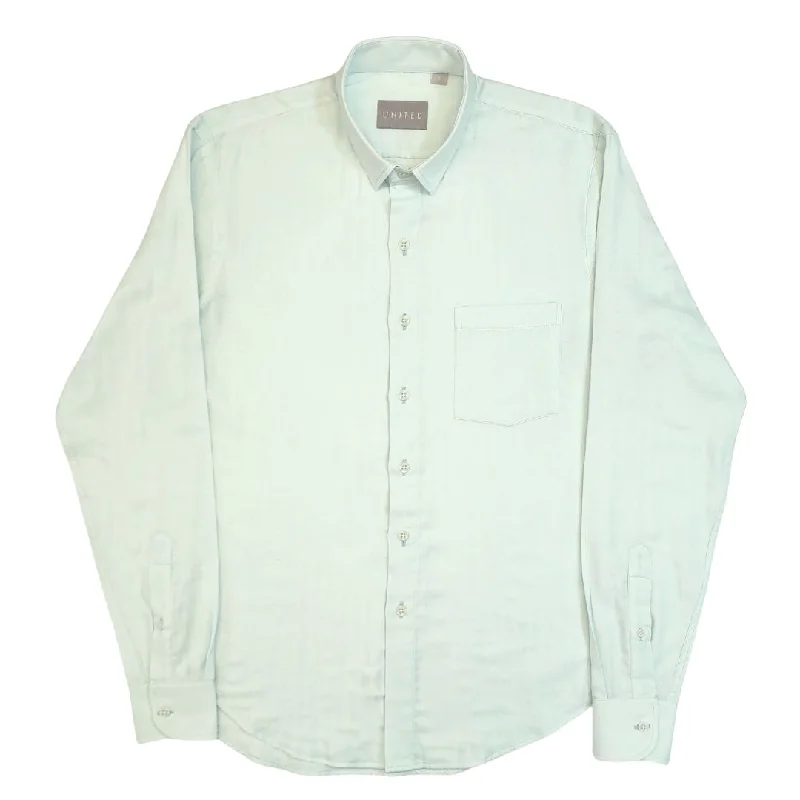 Notch - Lapel Men Blazers for a Standard Look​ Glacier Helium Double Gauze Cotton Shirt