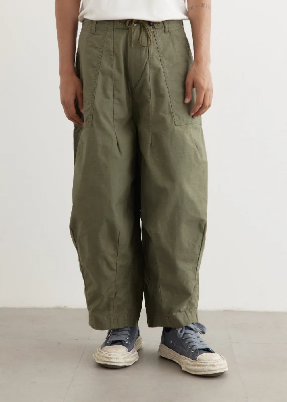 Men's elastic waistband casual lounge pants for lazy days at home H.D. Fatigue Pants