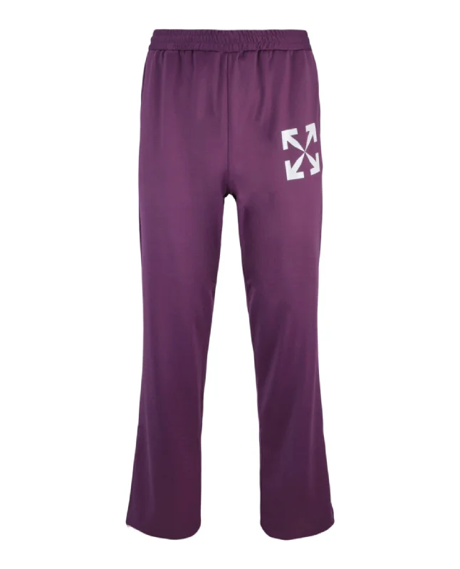 Men's wide - leg casual linen blend pants for a relaxed beachside look Single Arrow Slim Track Pants