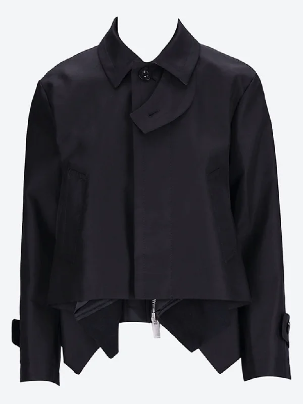 Cotton Gabardine x nylon twill jacket