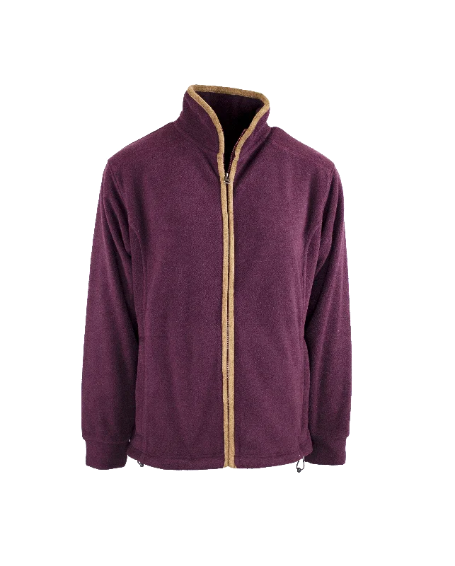 LF202 - Ladie's Fleece Jacket - PLUM
