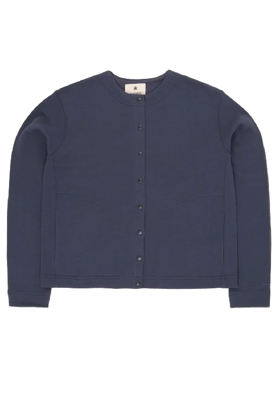 Snow Peak Women's Takibi Sweatshirt Cardigan - Navy