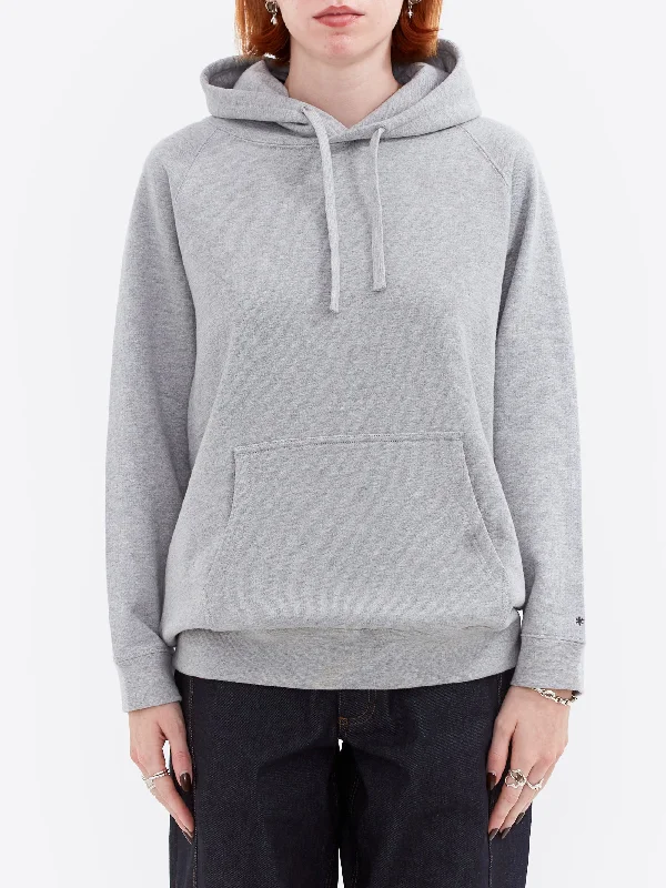 Snow Peak Recycled Cotton Pullover Hoodie W - M.Grey